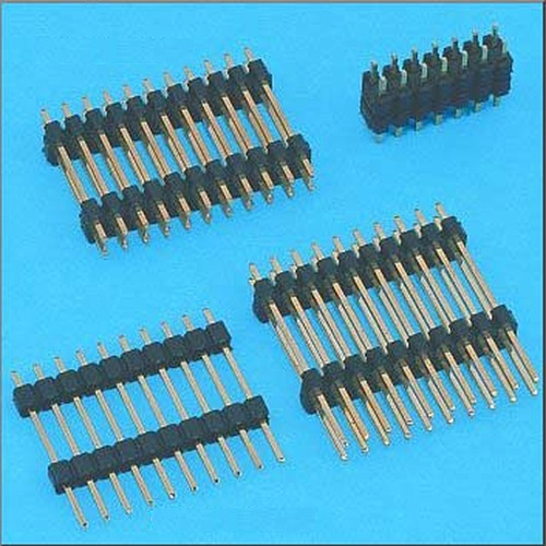 W201D 2.0mm (0.079")Pin Header Double Plastic Base - DIP type